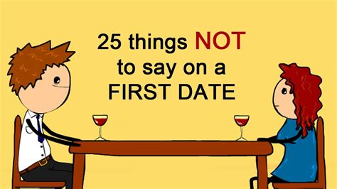 things you don t say on a first date